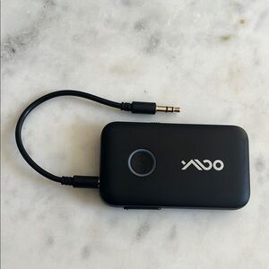 Portable Bluetooth Transmitter, charger and headphone splitter